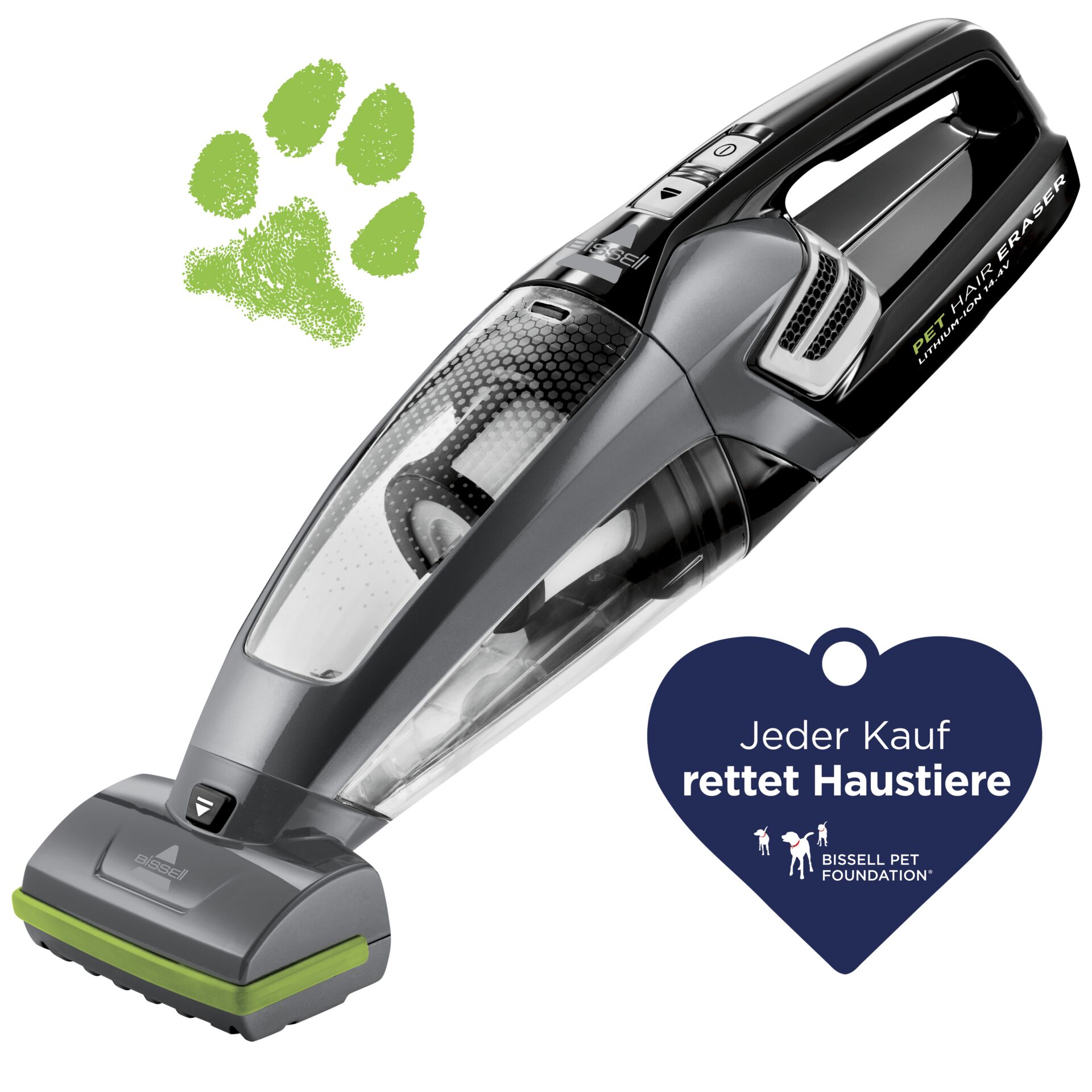 Bissell Pet Hair Eraser 2278N - Aspirateur manuel, Noir
