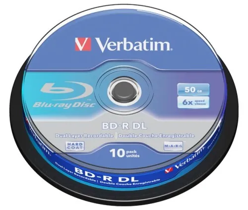 Verbatim BD-R DL 50 Go/1-6x 43746 (VE10)