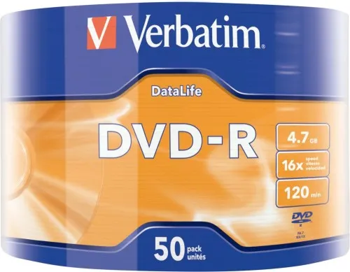 Verbatim DVD-R 4,7 Go/120 min 43791 (VE50)