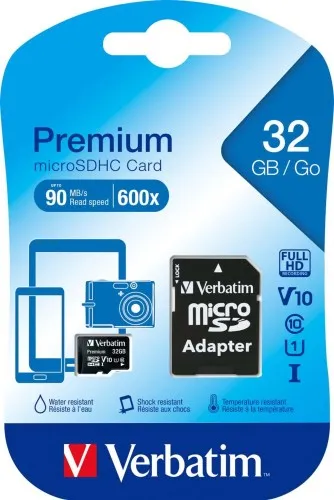 Verbatim microSDHC-Card 32GB 44083