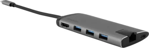 Verbatim Adaptateur multiports Hub USB-C avec HDMI+SD