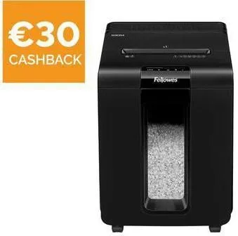 Broyeur de documents Fellowes Automax 100M à coupe croisée pour jusqu'à 100 feuilles noir