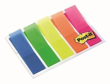 Post-it Index Mini 683HF5 couleurs vives 5 blocs/pack.
