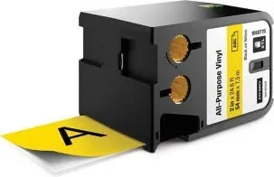 Bande DYMO® Original XTL - noir sur jaune - pour XTL 500, vinyle coloré, continu