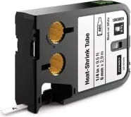DYMO® Original XTL Manchon thermorétractable, noir sur blanc, pour XTL 300/500, polyoléfine, sans fin
