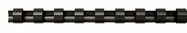 Fellowes Dos en plastique noir 1 pack = 100 pièces — lot de 100 pièces