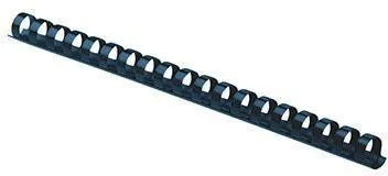 Dos de reliure plastique Fellowes COMB 5346907 14 mm noir 100 pièces/boîte — lot de 100 pièces