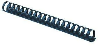 Dos de reliure plastique Fellowes COMB 5347307 16 mm noir 100 pièces/boîte — lot de 100 pièces