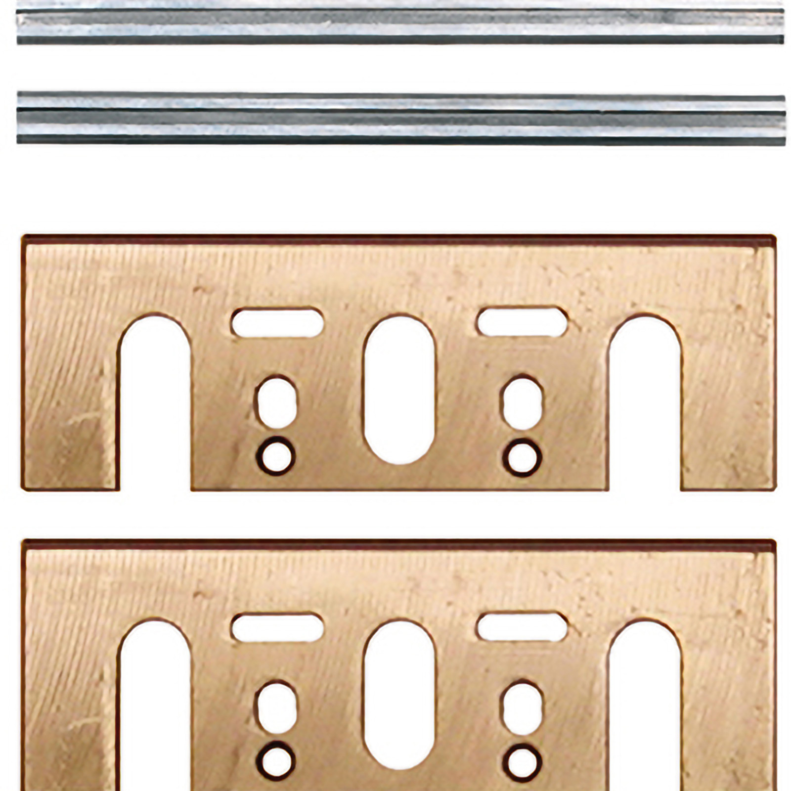 Makita lame de rabot HM 82 mm incl. plaques de pression - D-07951