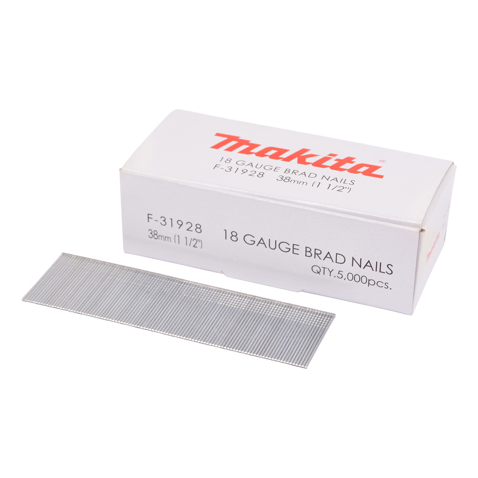 Clou à tête écrasée Makita 38 mm - F-31928 — lot de 5000 pièces