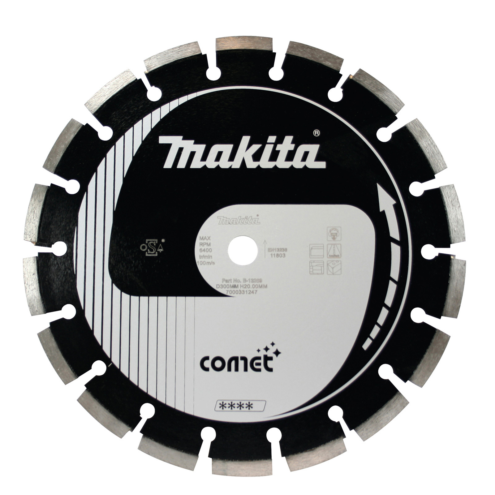 Disque diamant Makita 300x20 Asphalt - B-13269