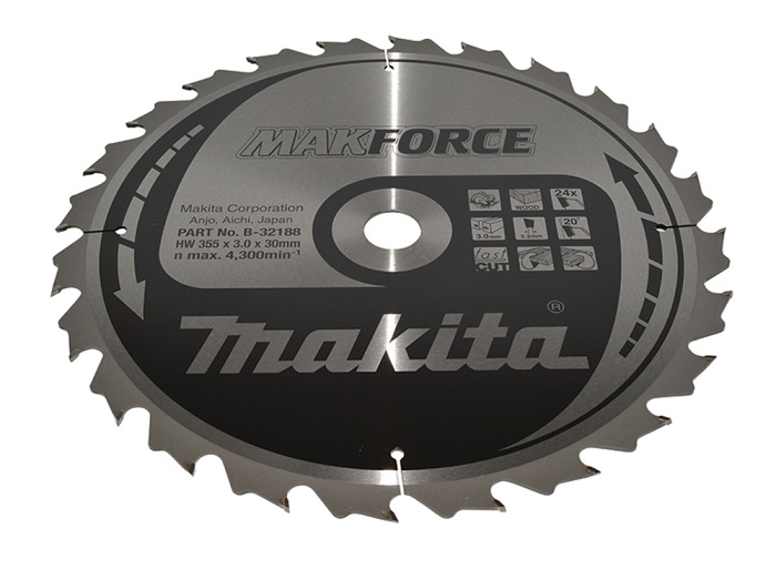 Lame de scie Makita MAKFORCE 355x30x24Z B-32188