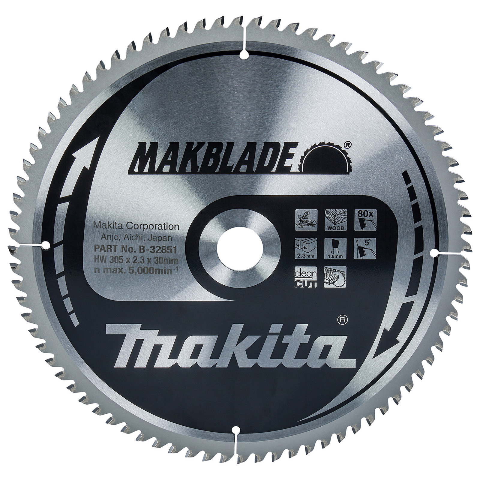 Makita MAKBLADE Scie à ruban 305x30x80Z - B-32851