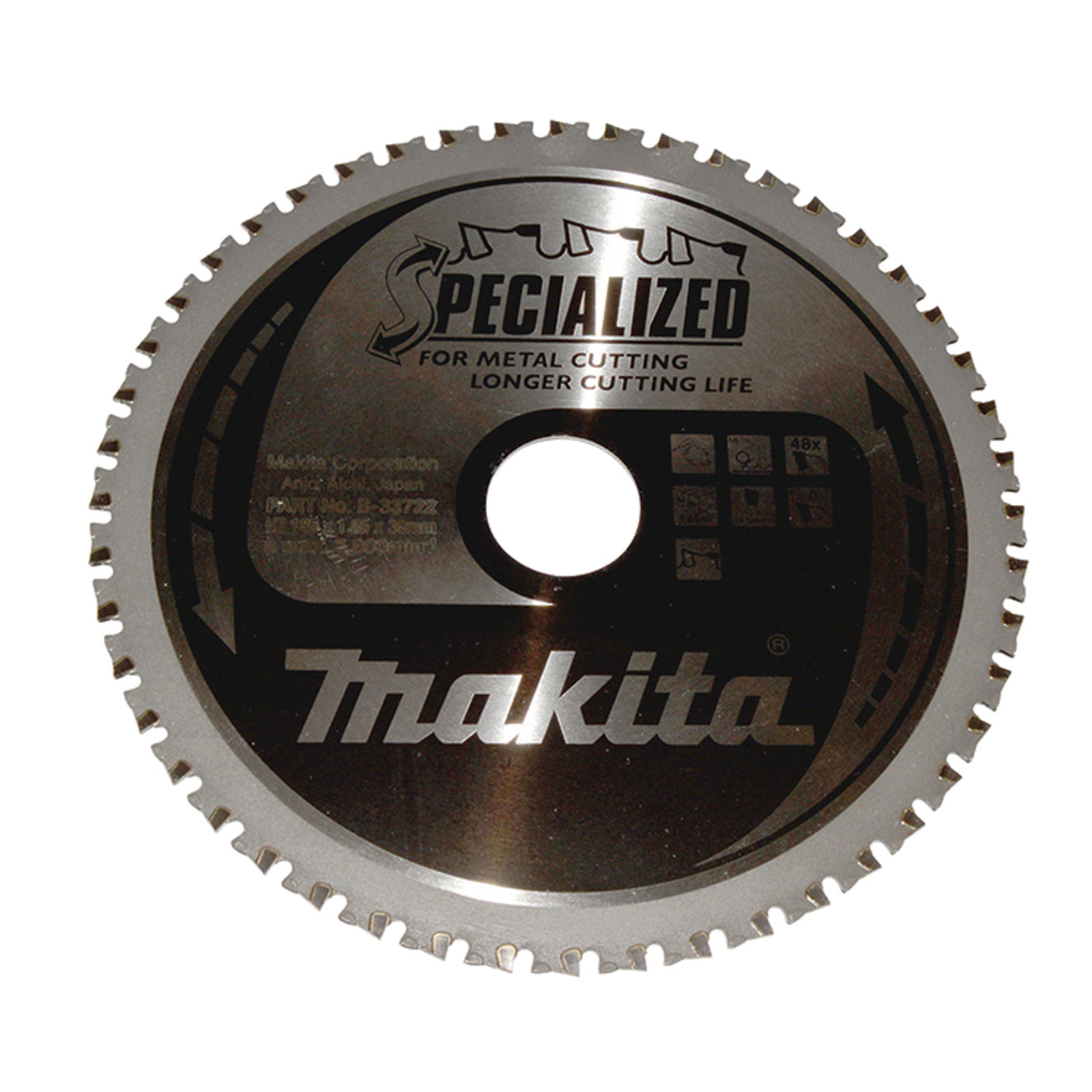 Makita SPECIALIZED lame de scie 185x30x48Z - B-33722