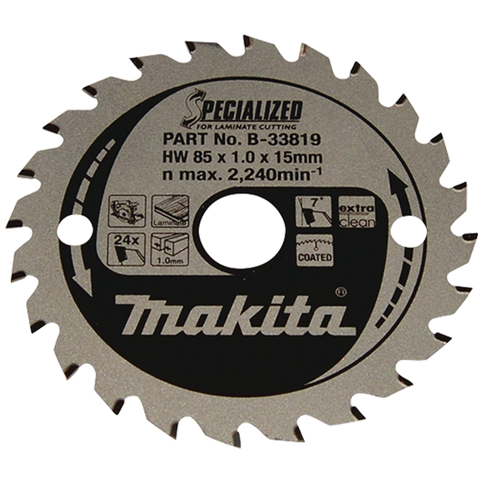 Makita SPECIALIZED Scie à onglet 85x15x24Z - B-33819