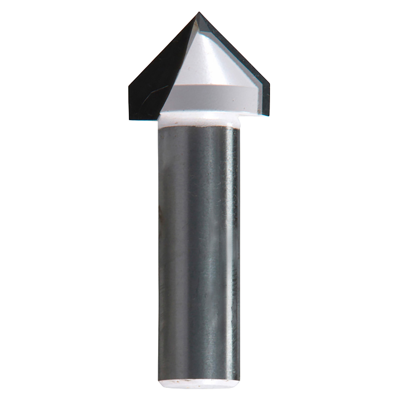 Makita V-Nut Fraiseuse Ø 6 mm Tige - Ø 12,7 mm Fraise - 48 mm Longueur totale - 60° Angle