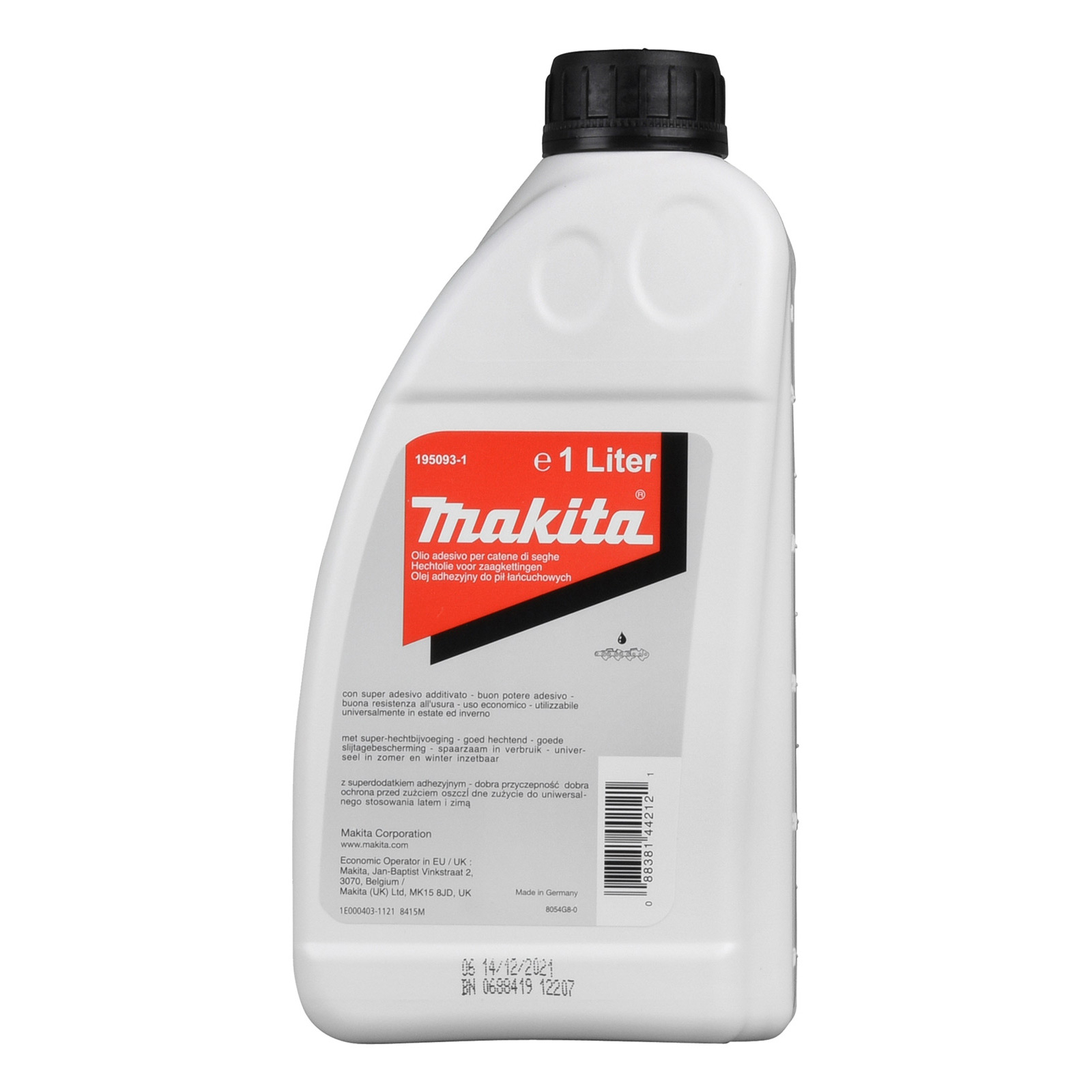 Makita Huile pour chaîne de scie Mineral+ 1l