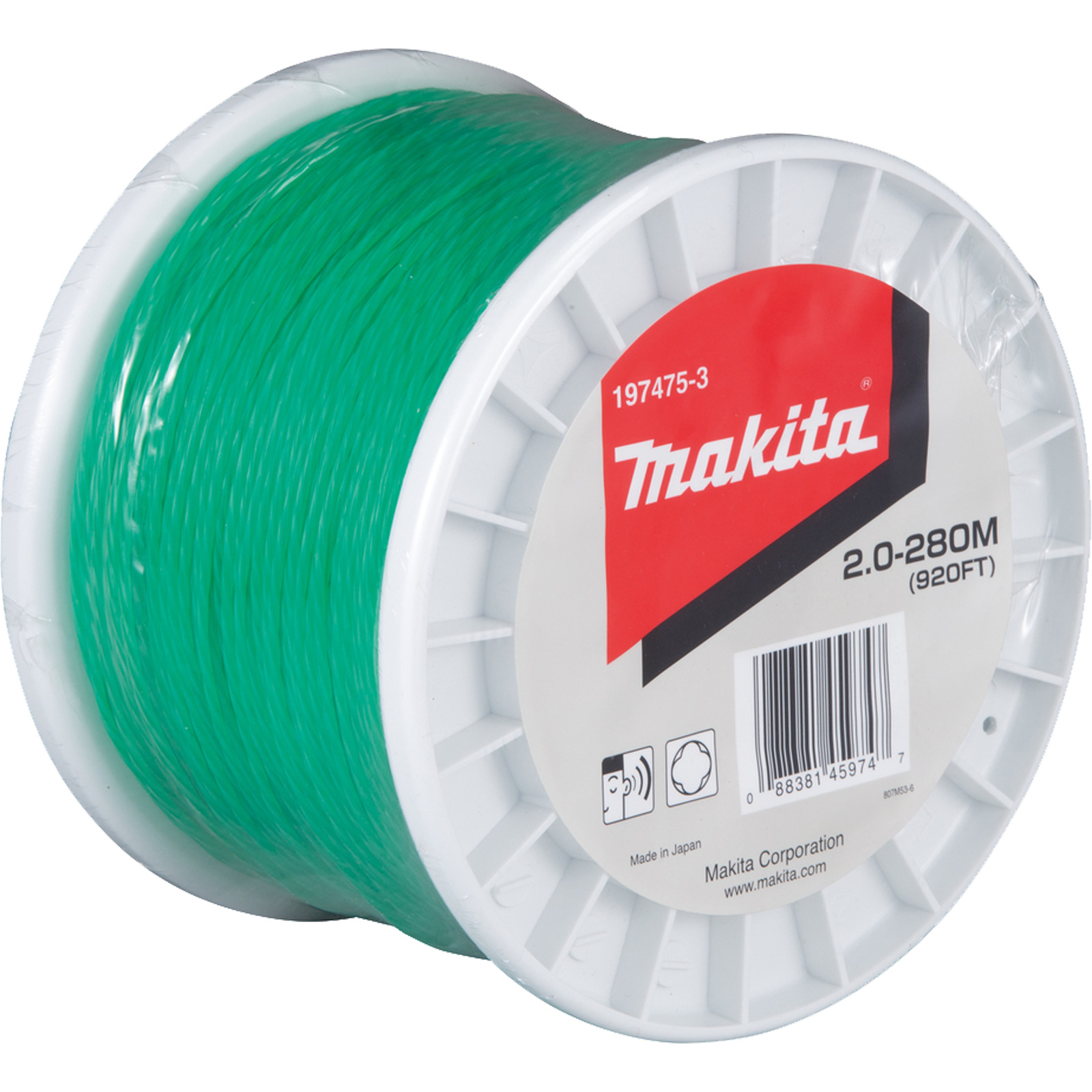 Fil de coupe Makita Nylon 2 mm x 280 m - 197475-3