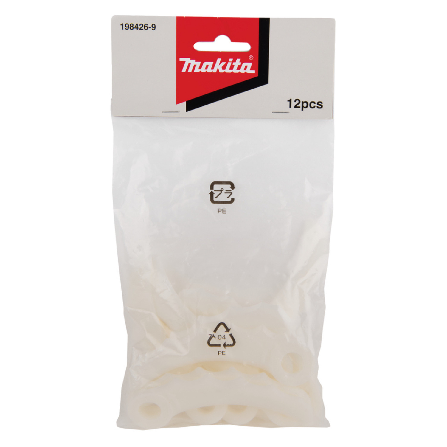 Lame de rechange Makita en plastique, 12 pièces - 3,6 mm - 198426-9 — lot de 12 pièces