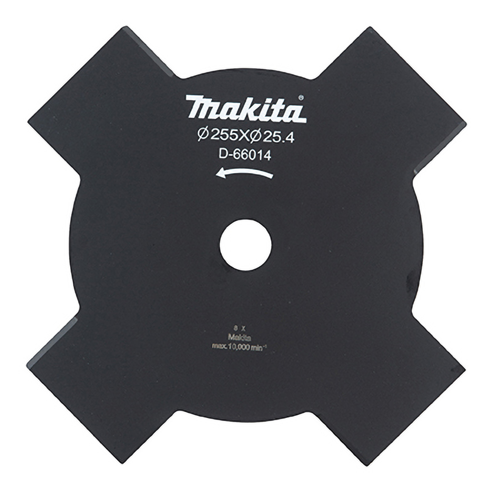 Lame de coupe Makita à 4 dents, acier - 255 mm - 25,4 mm - D-66014