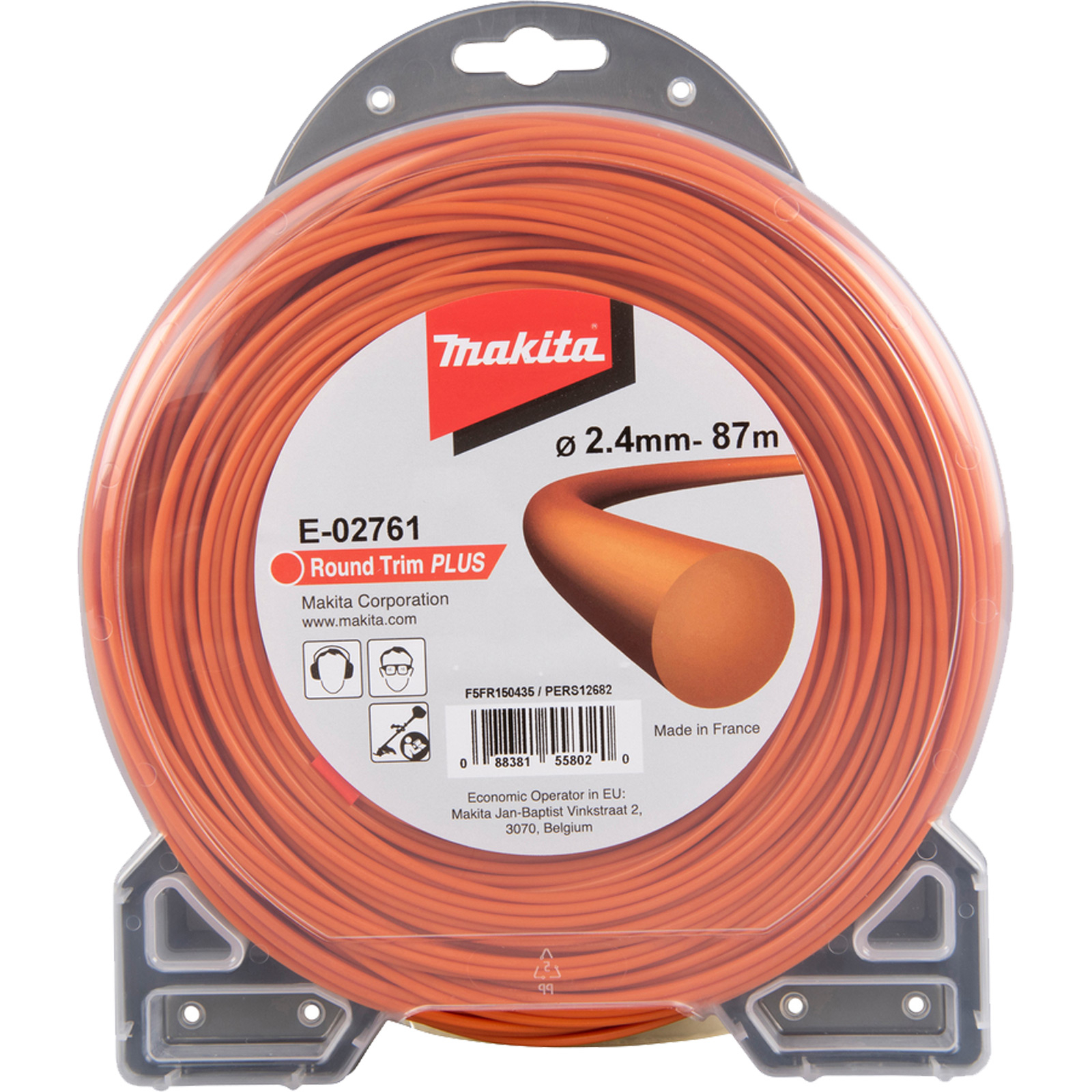 Fil de coupe rond Makita, 2,4 mm x 87 m - E-02761