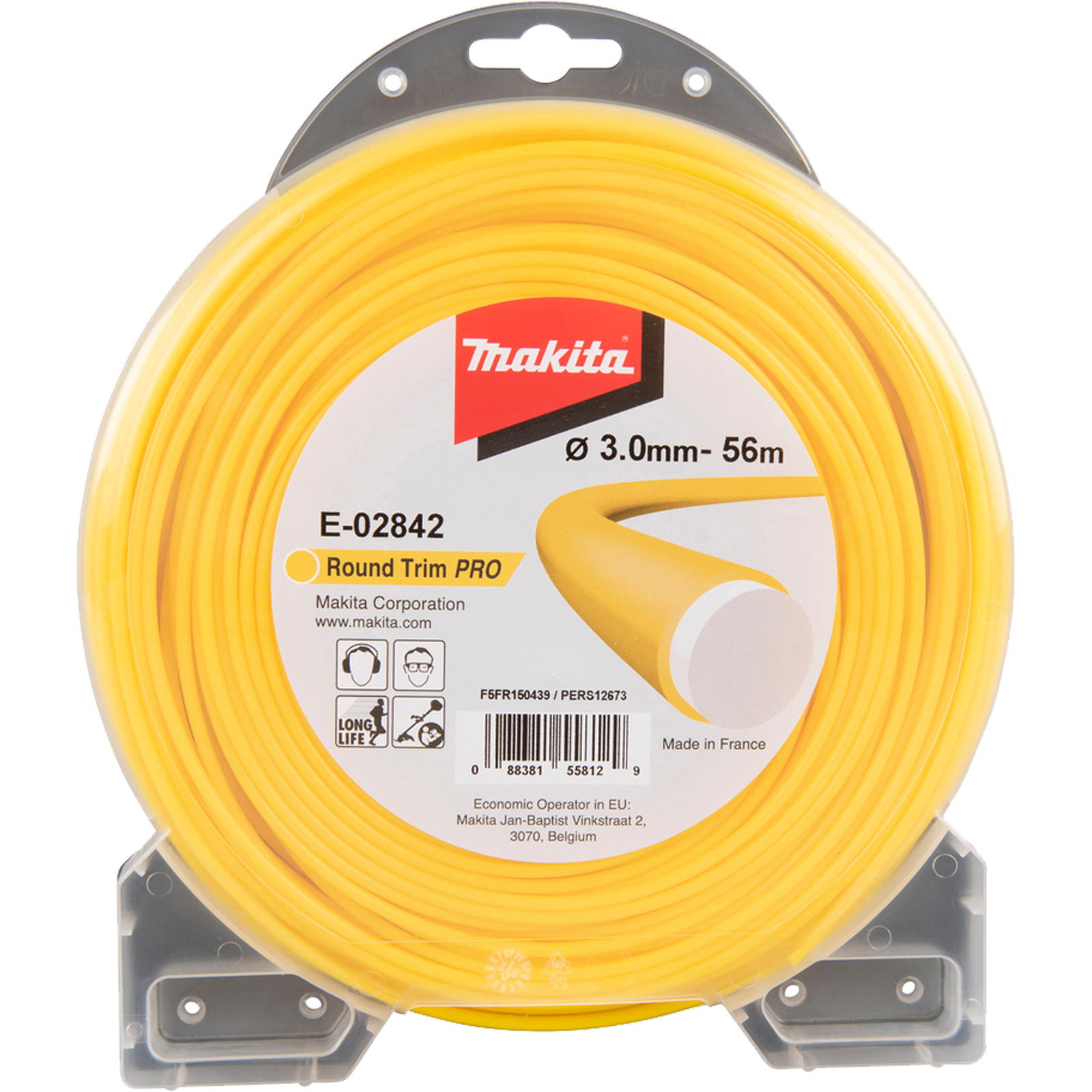 Makita Fil de coupe rond 3,0 mm x 56 m, E-02842