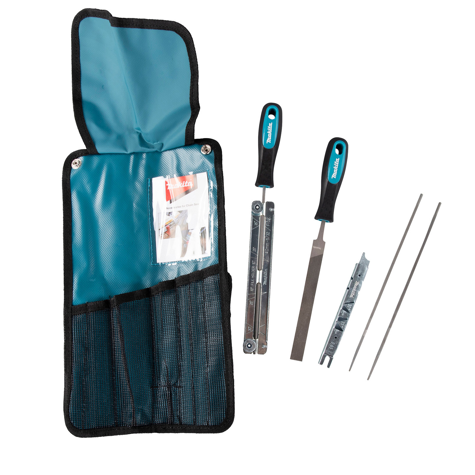 Jeu de lime Makita Ø 4,0 mm en pochette roulante - D-72154