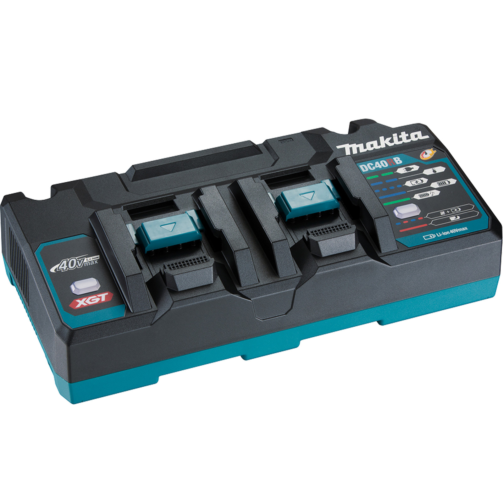 Chargeur Makita Li-Ion XGT 40V DC40RB double 191N09-8