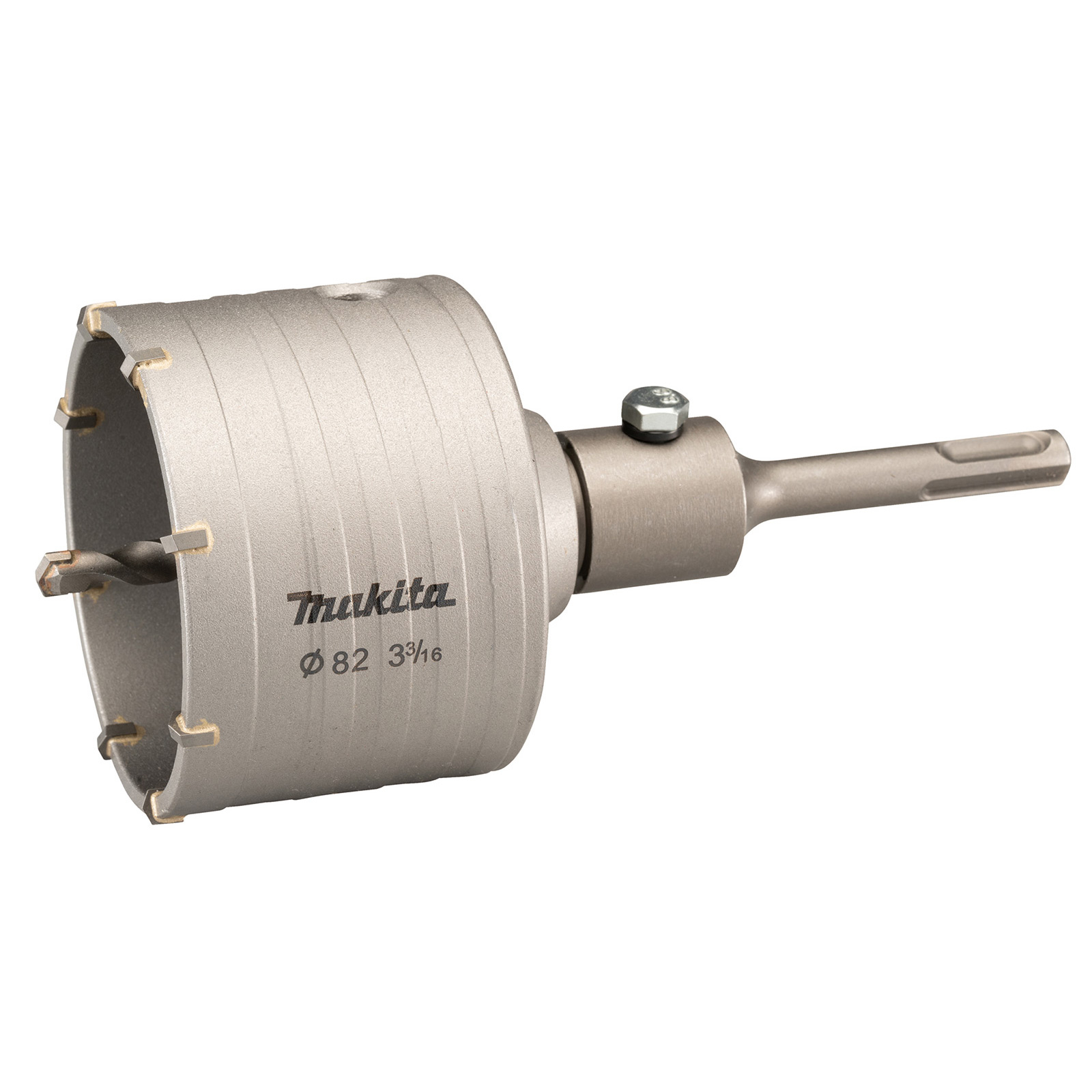 Jeu de couronnes de perçage creuses Makita HM, Ø 82 mm - 50 mm - 8 dents - SDS-PLUS - D-74027