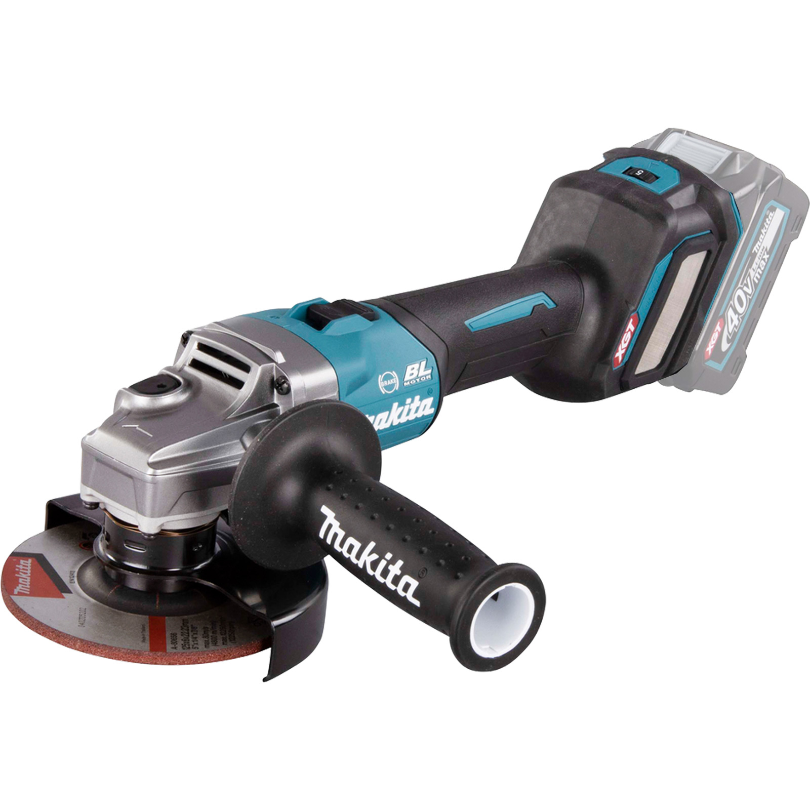 Makita Meuleuse d'angle sur batterie GA023GZ, 40V max. sans batterie ni chargeur