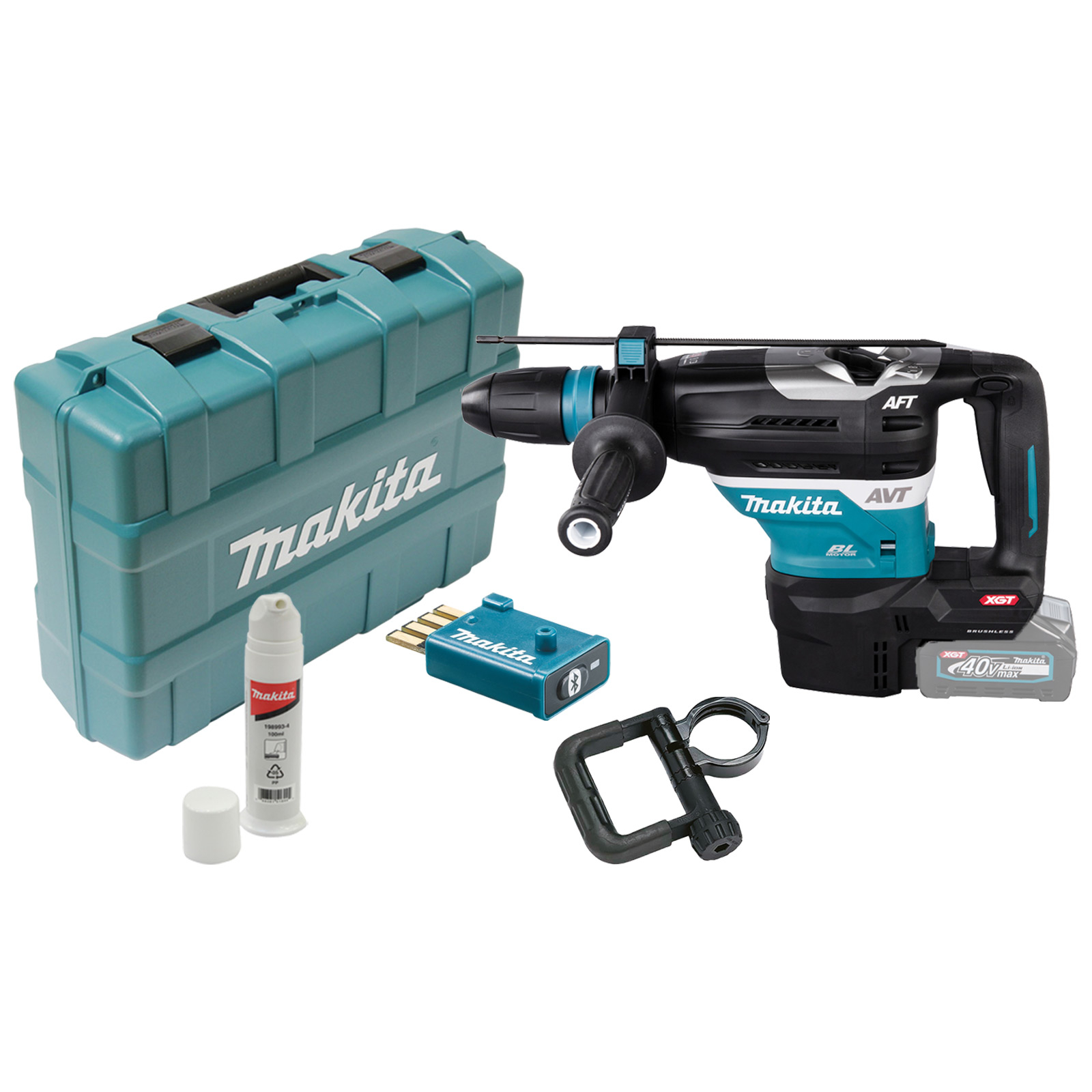 Perforateur combiné sur batterie Makita HR005GZ01, SDS-MAX 40V Solo avec coffret de transport