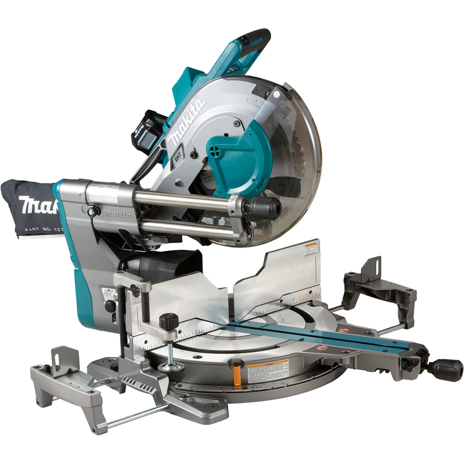 Scie à onglet et coupe Makita 40V avec adaptateur AWS sans fil WUT01 - LS003GZ01