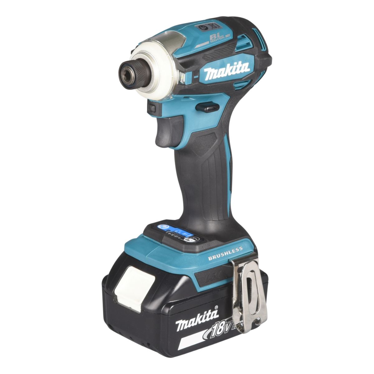 Makita Perceuse à chocs sans fil 18V / 5,0 Ah, 2 batteries + chargeur dans MAKPAC DTD172RTJ