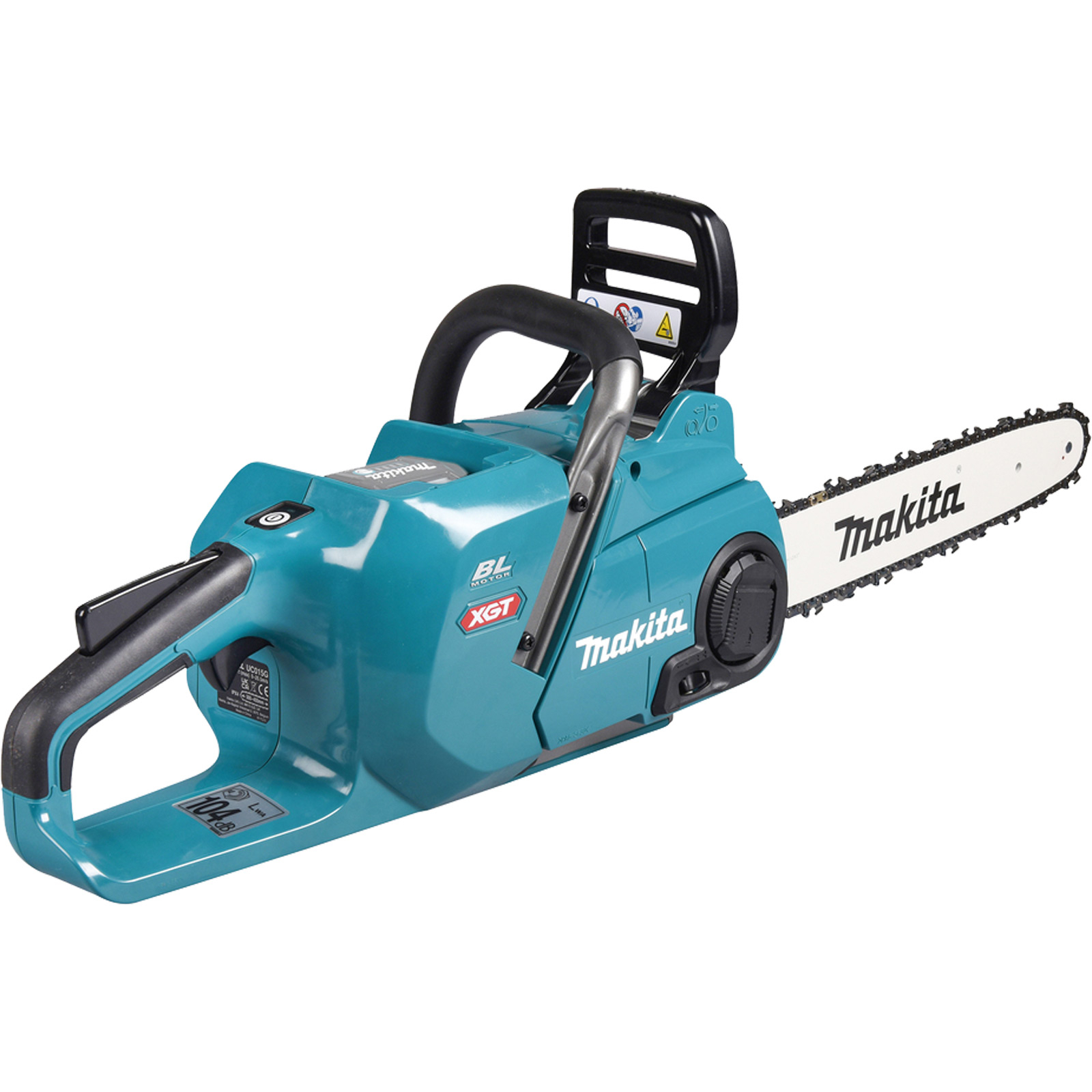 Scie à chaîne sur batterie Makita UC015GZ, 40 V, 35 cm sans batterie ni chargeur