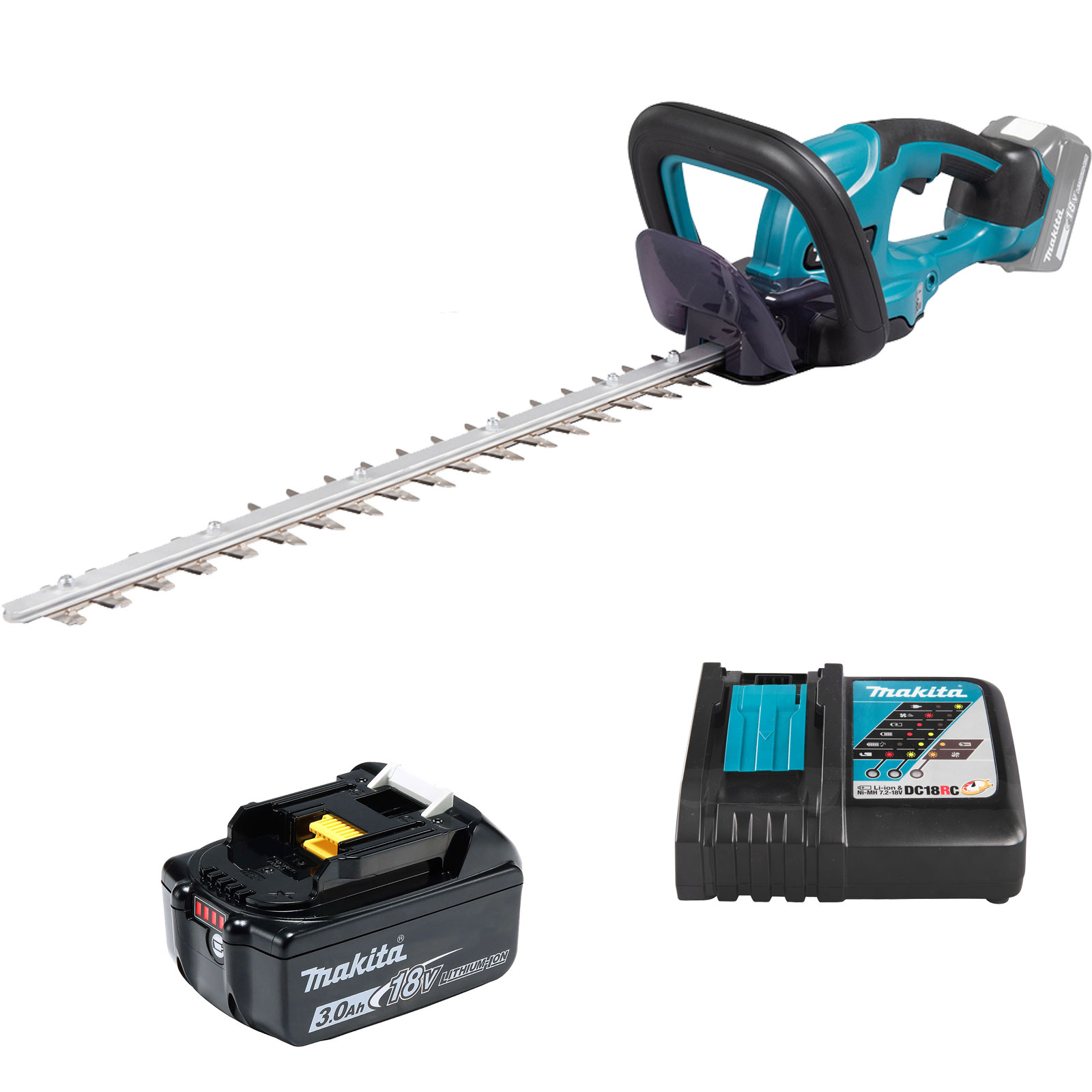 Taille-haie sans fil Makita 50 cm 18V / 3,0 Ah, 1 batterie + chargeur DUH507RF