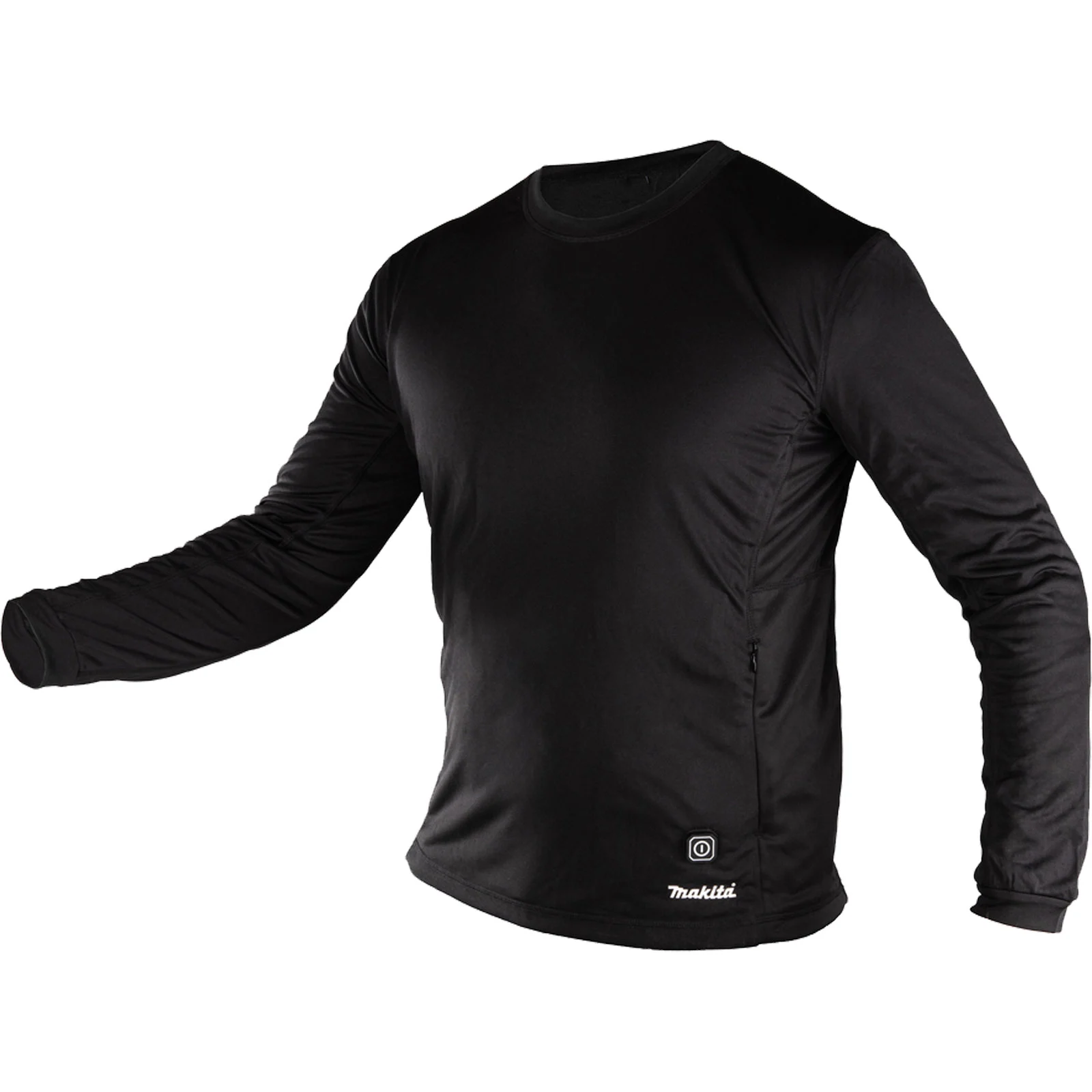 Makita Veste chauffante sans fil 18V/14,4V - 12V max. - 3 niveaux - Col montant - Taille M - DCX201CM