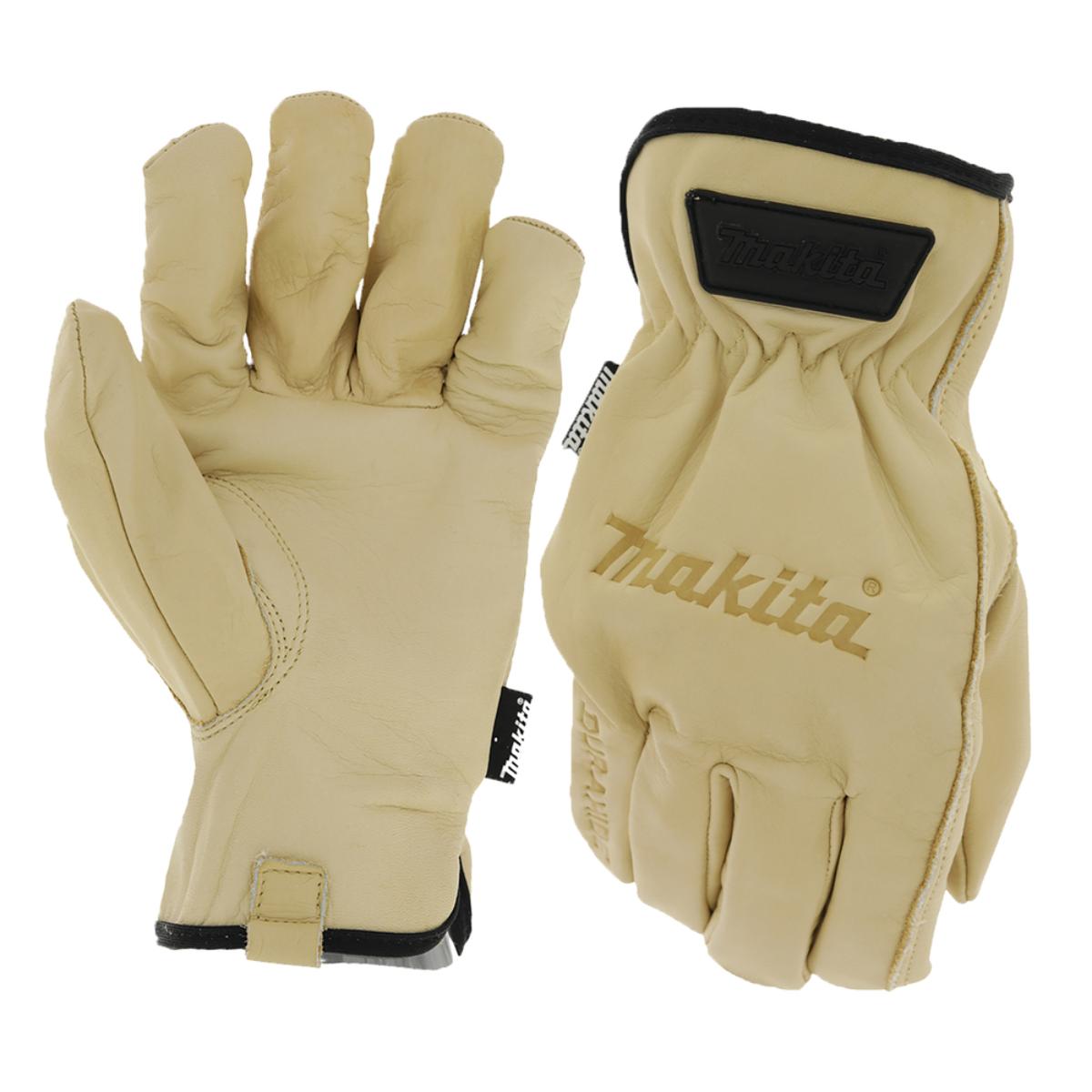 Gants de travail Makita - Cuir de bovin - Résistants à l'eau, à l'huile et aux liquides