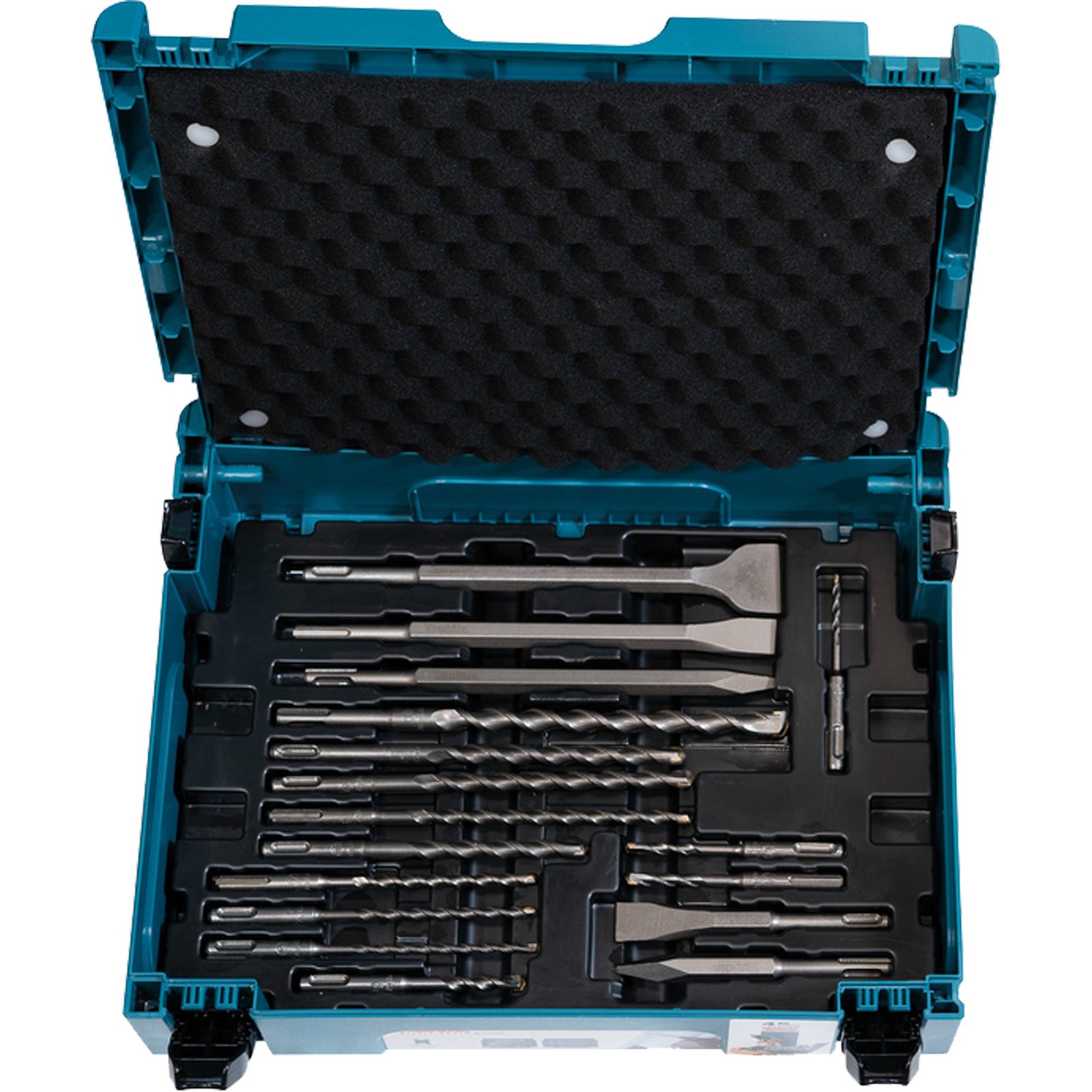 Jeu de forets et burins SDS-PLUS Makita 17 pièces - Modèle anniversaire dans Makpac - E-17790