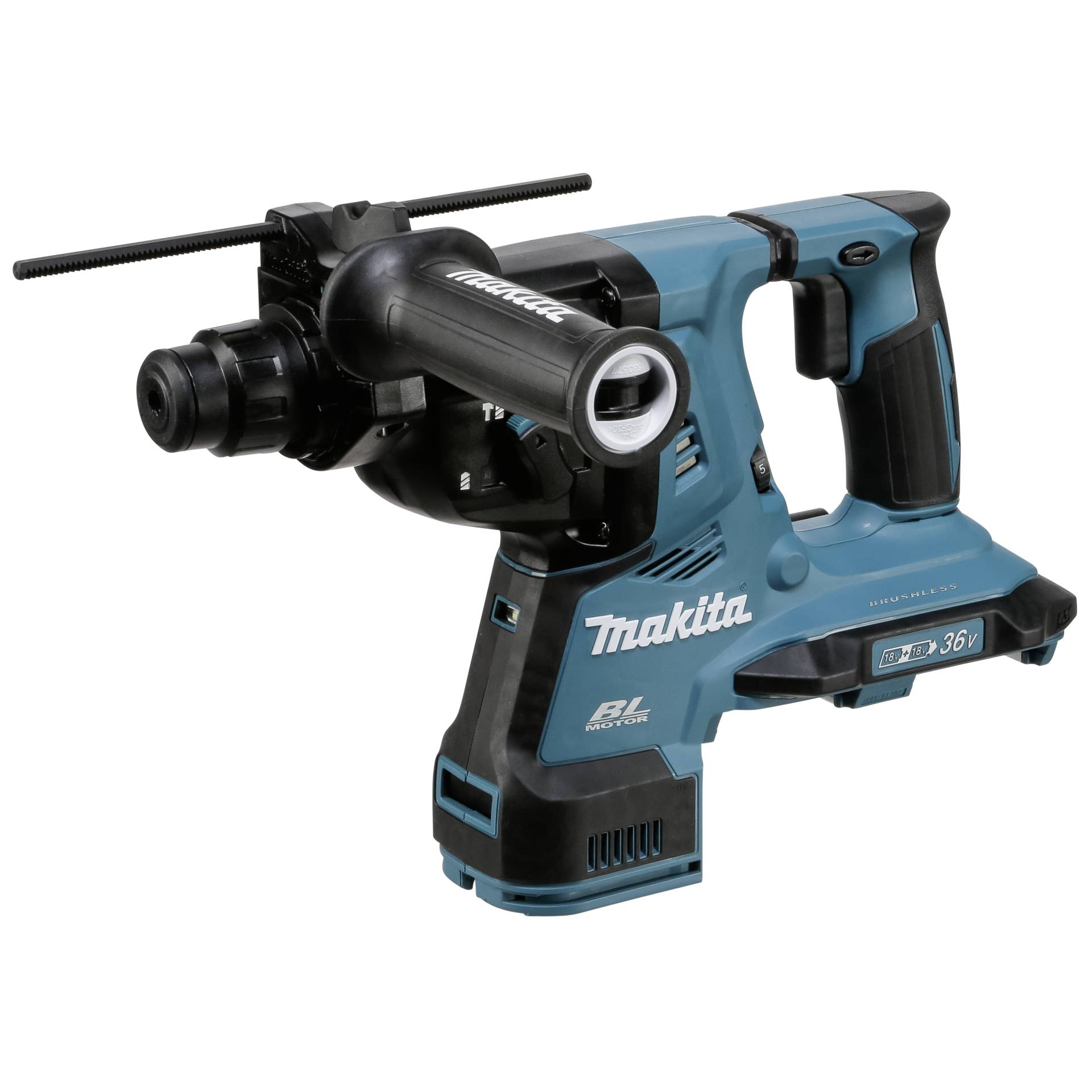 Marteau perforateur sans fil Makita DHR280ZJ SDS-PLUS 2x18 V sans batterie ni chargeur dans MAKPAC