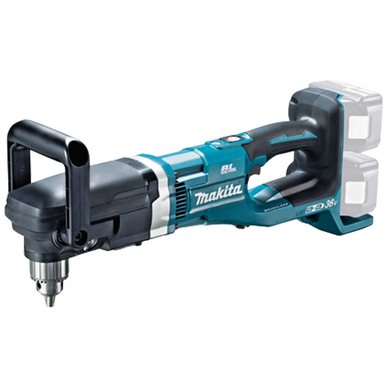 Perceuse angulaire sur batterie Makita DDA460ZK, 2x18V sans batterie ni chargeur en coffret