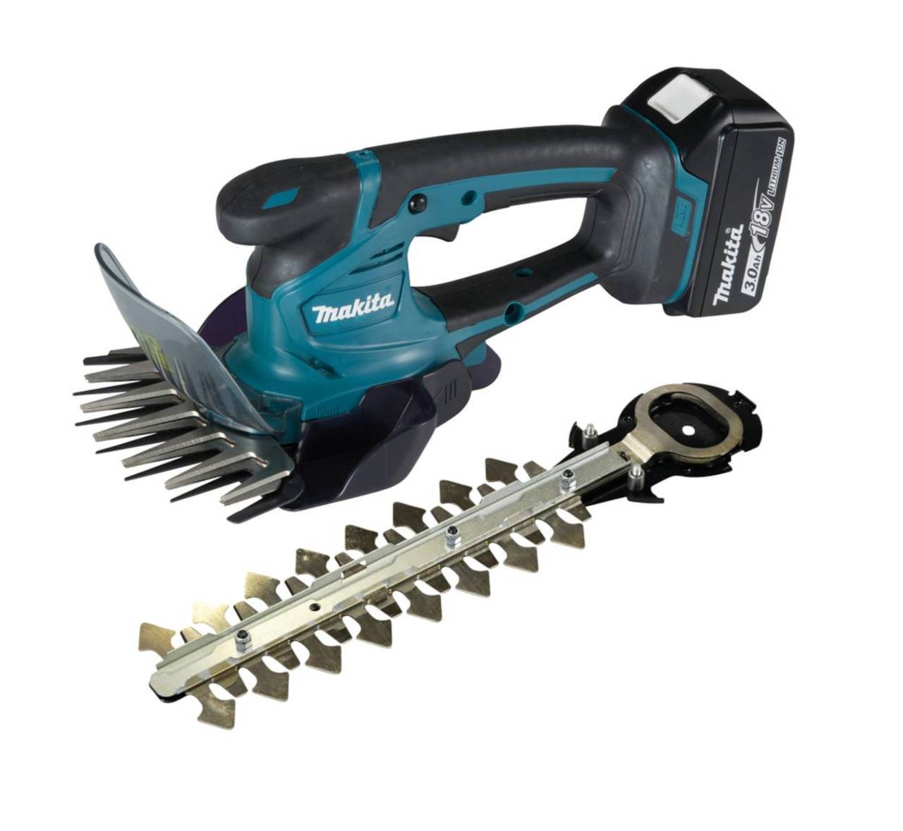 Makita DUM604RFX Cisaille à haies et à gazon 18,0 V, avec 1 batterie