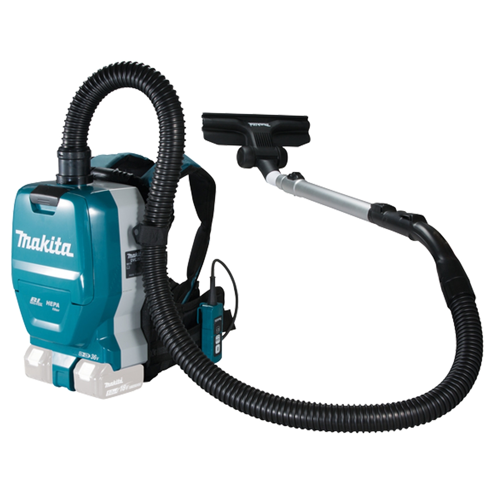 Makita Aspirateur à dos sans fil 2x18V DVC261ZX15