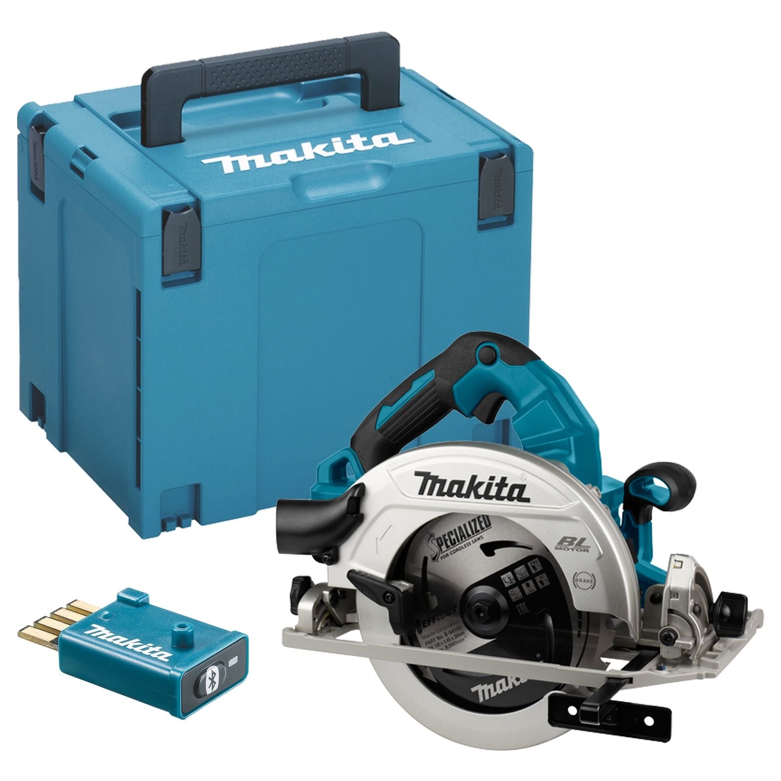 Scie circulaire sur batterie Makita DHS783ZJU 2x18V sans batterie ni chargeur en coffret MAKPAC