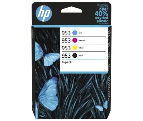 Cartouches d'encre HP Original 953 - Multipack 4 (6ZC69AE) cyan, magenta, jaune, noir