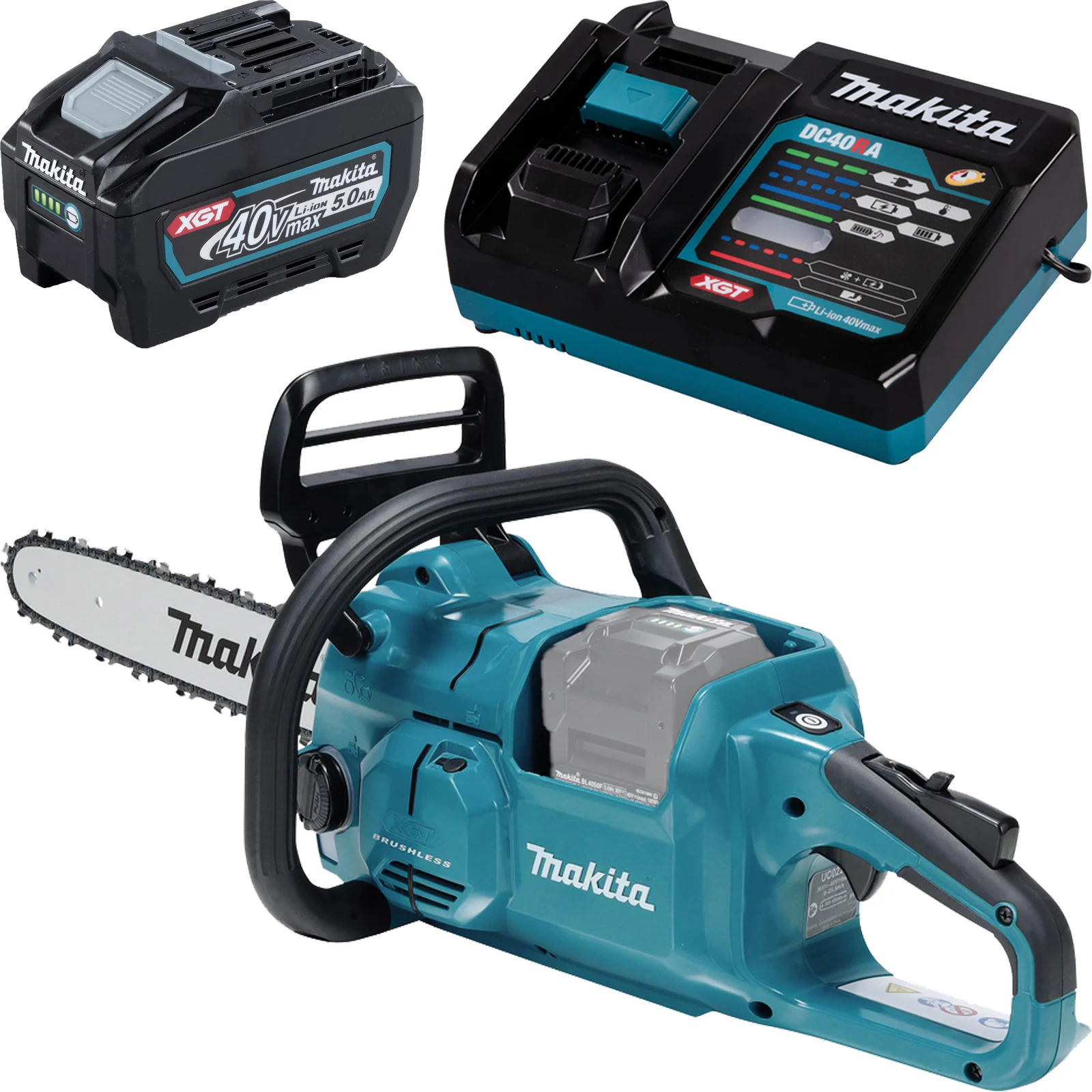 Tronçonneuse sur batterie Makita 40V max. - 25,5 m/s - 35 cm - UC025GT101