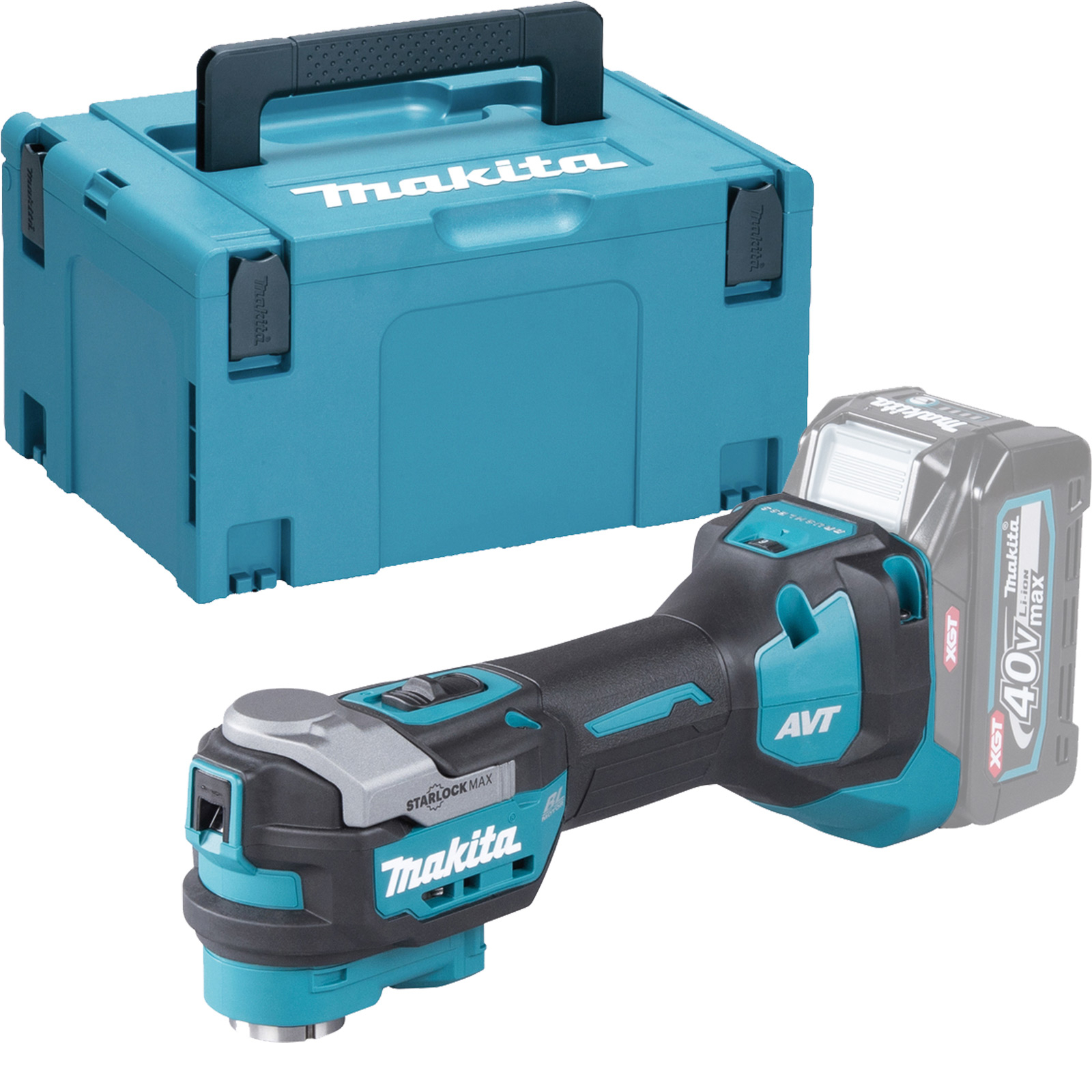 Makita TM001GZ03 Outil multifonction sans fil 40V max. + Set d'accessoires 33 pièces