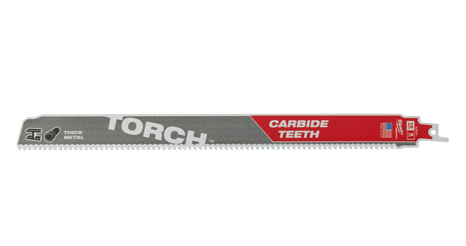 Lame de scie sabre pour métal Milwaukee THE TORCH HM 8 TPI - 1 pièce