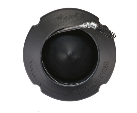 Milwaukee Spirale de nettoyage de tuyau à tête de marteau articulée et tambour 6MMx7,6M