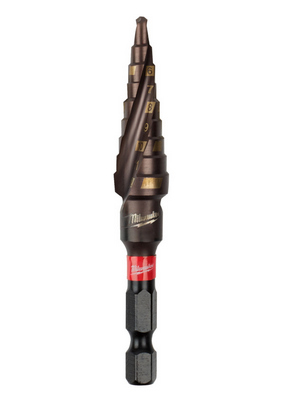 Mèche étagée SHOCKWAVE™ Milwaukee 4 à 12 mm, pas de 1 mm