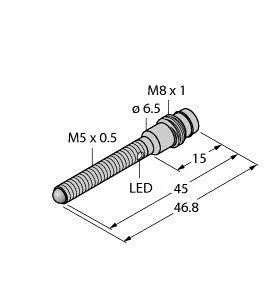 Turck Miniatursensor VSM5RP6RQ7